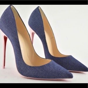So Kate 120 Denim/Patent (Blue/Pompadour)